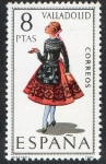 Stamps Spain -  2015-Trajes típicos españoles. VALLADOLID. 