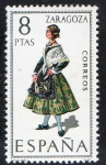 Sellos del Mundo : Europa : Espaa : 2018- Trajes típicos españoles. ZARAGOZA.