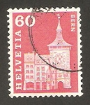 Stamps Switzerland -  652 - Torre de Horloge en Berna