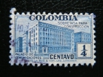 Stamps : America : Colombia :  Palacio de comunicaciones