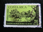 Stamps : America : Costa_Rica :  Centenario UPU