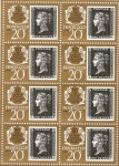 Stamps Russia -  ANIVERSARIO  DEL  PRIMER  SELLO  INGLÈS