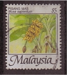Sellos de Asia - Malasia -  serie- Frutas