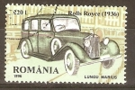 Stamps Romania -  ROLLS  ROYCE  (1936)