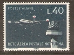 Stamps Italy -  AEROPLANO  Y  TORRE  DE  CONTROL
