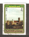 Stamps United Arab Emirates -  MUNICH 1972