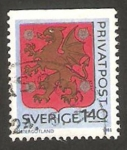 Stamps Sweden -  1127 - Escudo de la Provincia de Ostergotland