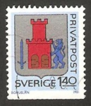 Stamps Sweden -  1130 - Escudo de la Provincia de Bohuslan