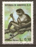 Stamps Honduras -  MONO  ATELES  ADULTO  Y  SU  CRIA  