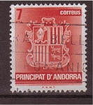 Stamps Andorra -  Escudo