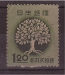 Stamps Japan -  Forestación