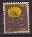 Stamps Japan -  serie- Plantas
