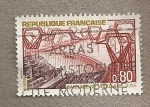 Stamps France -  Presa Bodgans Jura
