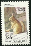 Stamps Chile -  VIZCACHA - FLORA Y FAUNA DE CHILE