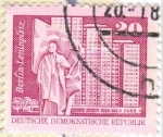 Sellos del Mundo : Europa : Alemania : Plaza Lenin, Berlin 