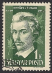 Stamps : Europe : Hungary :  Sándor Petőfi.