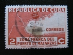 Stamps : America : Cuba :  Zona Franca del Puerto de La Matanza