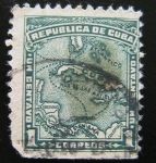 Stamps : America : Cuba :  Mapa