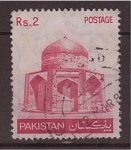 Stamps Pakistan -  Mausoleum