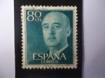 Stamps Spain -  General: Francisco Franco - Serie:General Francisco Franco (1955-1975).