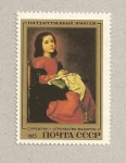 Stamps Russia -  La Virgen de joven por Zurbarán
