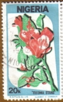 Stamps Nigeria -  TECOMA STANS