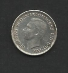 monedas de Oceania - Australia -  Jorge VI / anverso.