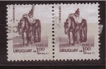 Stamps Uruguay -  El matrero- Blanes