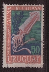 Sellos de America - Uruguay -  serie- Fauna
