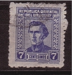 Stamps : America : Uruguay :  General Artigas