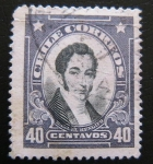 Stamps Chile -  Manuel Rengifo