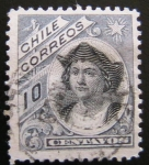 Stamps Chile -  Colon