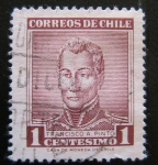 Stamps : America : Chile :  Fco A. Pinto