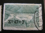 Stamps Chile -  Central Hidroelectrica de Rapel 