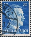 Stamps : Europe : Germany :  EFIGIE DE HITLER 1941-43. GRABADOS. Y&T Nº 715