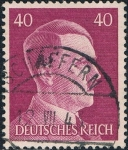 Stamps : Europe : Germany :  EFIGIE DE HITLER 1941-43. GRABADOS. Y&T Nº 719