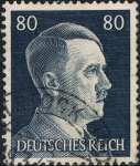 Stamps : Europe : Germany :  EFIGIE DE HITLER 1941-43. GRABADOS. Y&T Nº 722