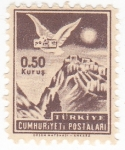 Stamps Turkey -  Paloma Mensajera