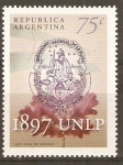 Sellos de America - Argentina -  UNIVERSIDAD  NACIONAL  DE  LA  PLATA