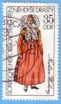 Stamps : Europe : Germany :  Sorbische Historische Trachten