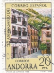 Stamps Andorra -  50 Aniversario del Correo Español