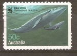 Stamps Australia -  BALLENA  AZUL