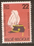 Stamps Belgium -  ANIVERSARIO   ESCUELA   REAL   MILITAR           A