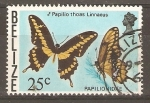 Stamps America - Belize -  PAPILIO  THOAS  LINNAEUS