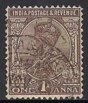 Stamps : Asia : India :  Jorge V del Reino Unido