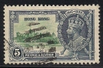 Stamps Hong Kong -  25 Aniv. Reinado del rey Jorge V