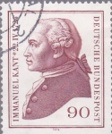 Stamps Germany -  enmanuel kant