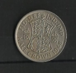 monedas de Europa - Reino Unido -  Jorge VI / reverso.