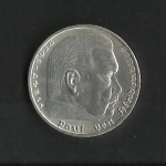 monedas de Europa - Alemania -  Hindenburg / Third Reich / anverso.