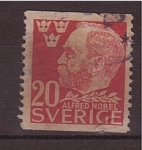 Sellos de Europa - Suecia -  Alfred Nobel